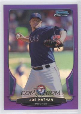 2013 Bowman Chrome - [Base] - Purple Refractor #124 - Joe Nathan /199