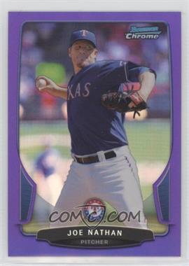 2013 Bowman Chrome - [Base] - Purple Refractor #124 - Joe Nathan /199