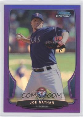 2013 Bowman Chrome - [Base] - Purple Refractor #124 - Joe Nathan /199