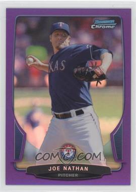 2013 Bowman Chrome - [Base] - Purple Refractor #124 - Joe Nathan /199