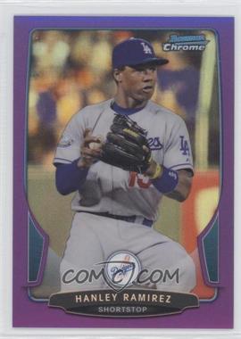 2013 Bowman Chrome - [Base] - Purple Refractor #60 - Hanley Ramirez /199