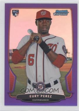 2013 Bowman Chrome - [Base] - Purple Refractor #64 - Eury Perez /199