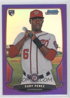 2013 Bowman Chrome - [Base] - Purple Refractor #64 - Eury Perez /199