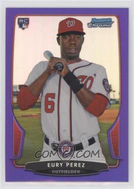 2013 Bowman Chrome - [Base] - Purple Refractor #64 - Eury Perez /199