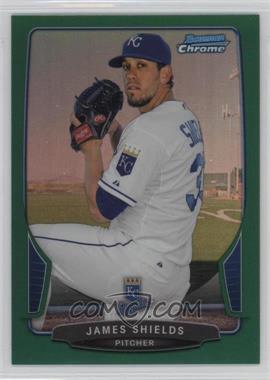 2013 Bowman Chrome - [Base] - Rack Pack Green Refractor #109 - James Shields