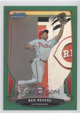 2013 Bowman Chrome - [Base] - Rack Pack Green Refractor #17 - Ben Revere