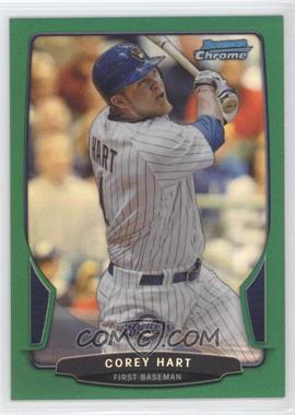 2013 Bowman Chrome - [Base] - Rack Pack Green Refractor #179 - Corey Hart