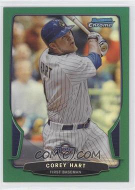 2013 Bowman Chrome - [Base] - Rack Pack Green Refractor #179 - Corey Hart