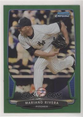 2013 Bowman Chrome - [Base] - Rack Pack Green Refractor #19 - Mariano Rivera [EX to NM]