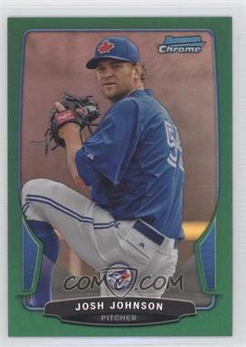 2013 Bowman Chrome - [Base] - Rack Pack Green Refractor #206 - Josh Johnson