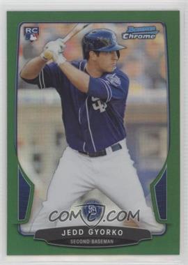 2013 Bowman Chrome - [Base] - Rack Pack Green Refractor #44 - Jedd Gyorko