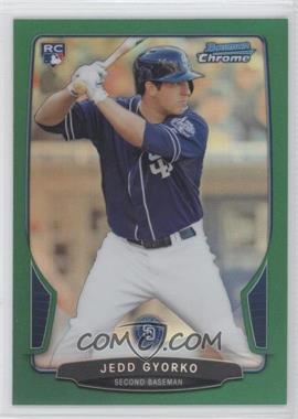 2013 Bowman Chrome - [Base] - Rack Pack Green Refractor #44 - Jedd Gyorko