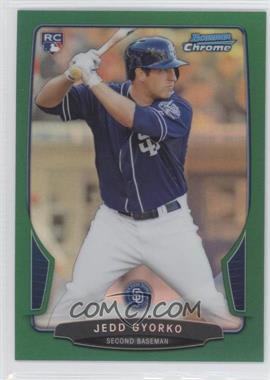 2013 Bowman Chrome - [Base] - Rack Pack Green Refractor #44 - Jedd Gyorko