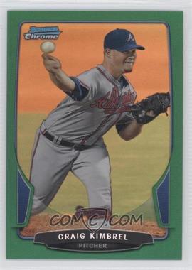 2013 Bowman Chrome - [Base] - Rack Pack Green Refractor #58 - Craig Kimbrel