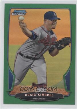 2013 Bowman Chrome - [Base] - Rack Pack Green Refractor #58 - Craig Kimbrel