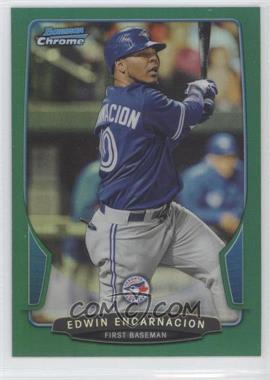 2013 Bowman Chrome - [Base] - Rack Pack Green Refractor #70 - Edwin Encarnacion