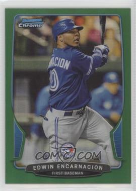 2013 Bowman Chrome - [Base] - Rack Pack Green Refractor #70 - Edwin Encarnacion