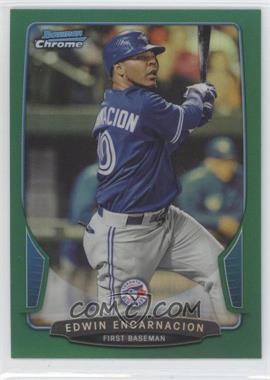 2013 Bowman Chrome - [Base] - Rack Pack Green Refractor #70 - Edwin Encarnacion