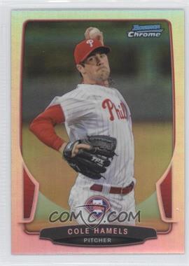 2013 Bowman Chrome - [Base] - Refractor #107 - Cole Hamels