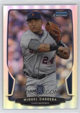 2013 Bowman Chrome - [Base] - Refractor #200 - Miguel Cabrera [EX to NM]