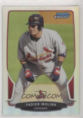 2013 Bowman Chrome - [Base] - Refractor #210 - Yadier Molina