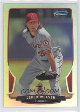 2013 Bowman Chrome - [Base] - Refractor #63 - Jered Weaver