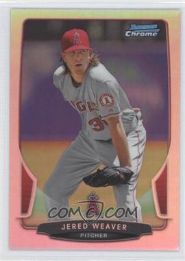 2013 Bowman Chrome - [Base] - Refractor #63 - Jered Weaver