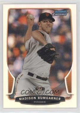 2013 Bowman Chrome - [Base] - Refractor #74 - Madison Bumgarner