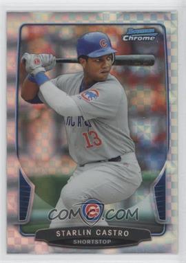 2013 Bowman Chrome - [Base] - Retail X-Fractor #187 - Starlin Castro