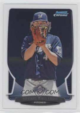 2013 Bowman Chrome - [Base] #151 - Yovani Gallardo