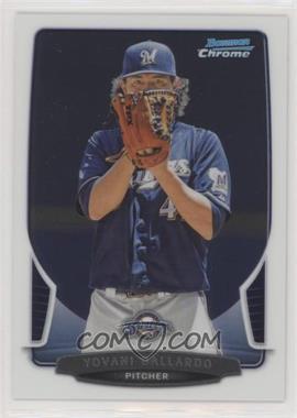 2013 Bowman Chrome - [Base] #151 - Yovani Gallardo