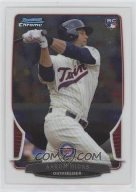 2013 Bowman Chrome - [Base] #9 - Aaron Hicks