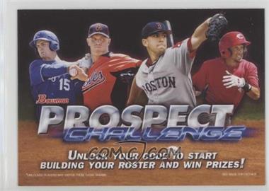 2013 Bowman Chrome - Prospect Challenge Expired Redemptions #SBBH - Bubba Starling, Dylan Bundy, Matt Barnes, Billy Hamilton