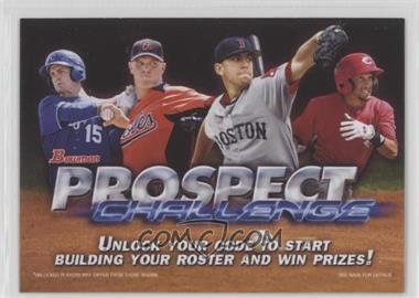 2013 Bowman Chrome - Prospect Challenge Expired Redemptions #SBBH - Bubba Starling, Dylan Bundy, Matt Barnes, Billy Hamilton