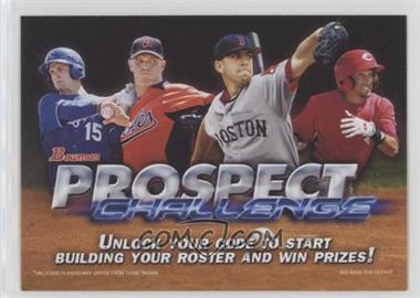 2013 Bowman Chrome - Prospect Challenge Expired Redemptions #SBBH - Bubba Starling, Dylan Bundy, Matt Barnes, Billy Hamilton