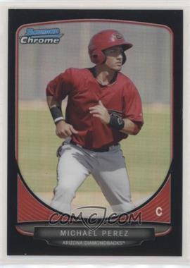 2013 Bowman Chrome - Prospects - Black Refractor #BCP197 - Michael Perez /15