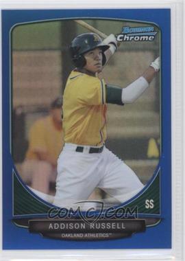 2013 Bowman Chrome - Prospects - Blue Refractor #BCP113 - Addison Russell /250