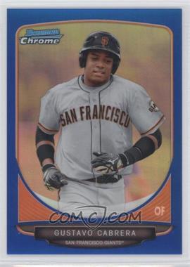 2013 Bowman Chrome - Prospects - Blue Refractor #BCP136 - Gustavo Cabrera /250