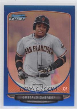 2013 Bowman Chrome - Prospects - Blue Refractor #BCP136 - Gustavo Cabrera /250