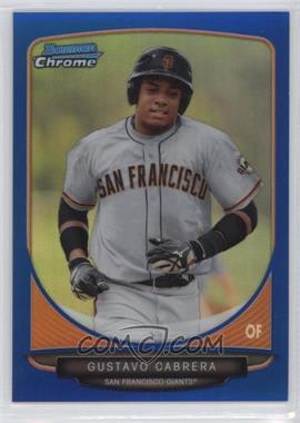 2013 Bowman Chrome - Prospects - Blue Refractor #BCP136 - Gustavo Cabrera /250