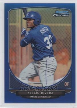 2013 Bowman Chrome - Prospects - Blue Refractor #BCP141 - Alexis Rivera /250