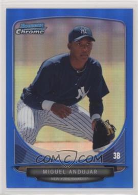 2013 Bowman Chrome - Prospects - Blue Refractor #BCP160 - Miguel Andujar /250