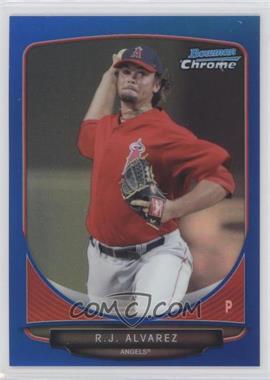 2013 Bowman Chrome - Prospects - Blue Refractor #BCP170 - R.J. Alvarez /250