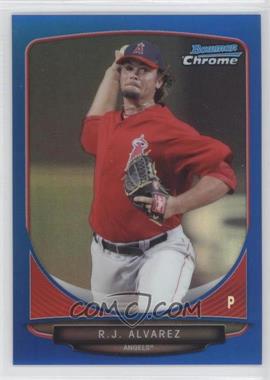 2013 Bowman Chrome - Prospects - Blue Refractor #BCP170 - R.J. Alvarez /250