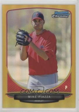 2013 Bowman Chrome - Prospects - Gold Refractor #BCP130 - Mike Piazza /50