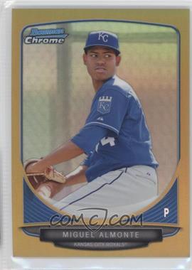 2013 Bowman Chrome - Prospects - Gold Refractor #BCP131 - Miguel Almonte /50