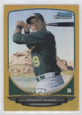 2013 Bowman Chrome - Prospects - Gold Refractor #BCP132 - Renato Nunez /50