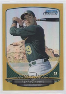 2013 Bowman Chrome - Prospects - Gold Refractor #BCP132 - Renato Nunez /50