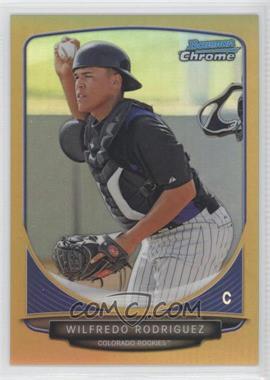 2013 Bowman Chrome - Prospects - Gold Refractor #BCP148 - Wilfredo Rodriguez /50