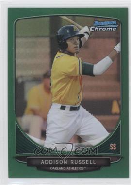 2013 Bowman Chrome - Prospects - Green Refractor #BCP113 - Addison Russell